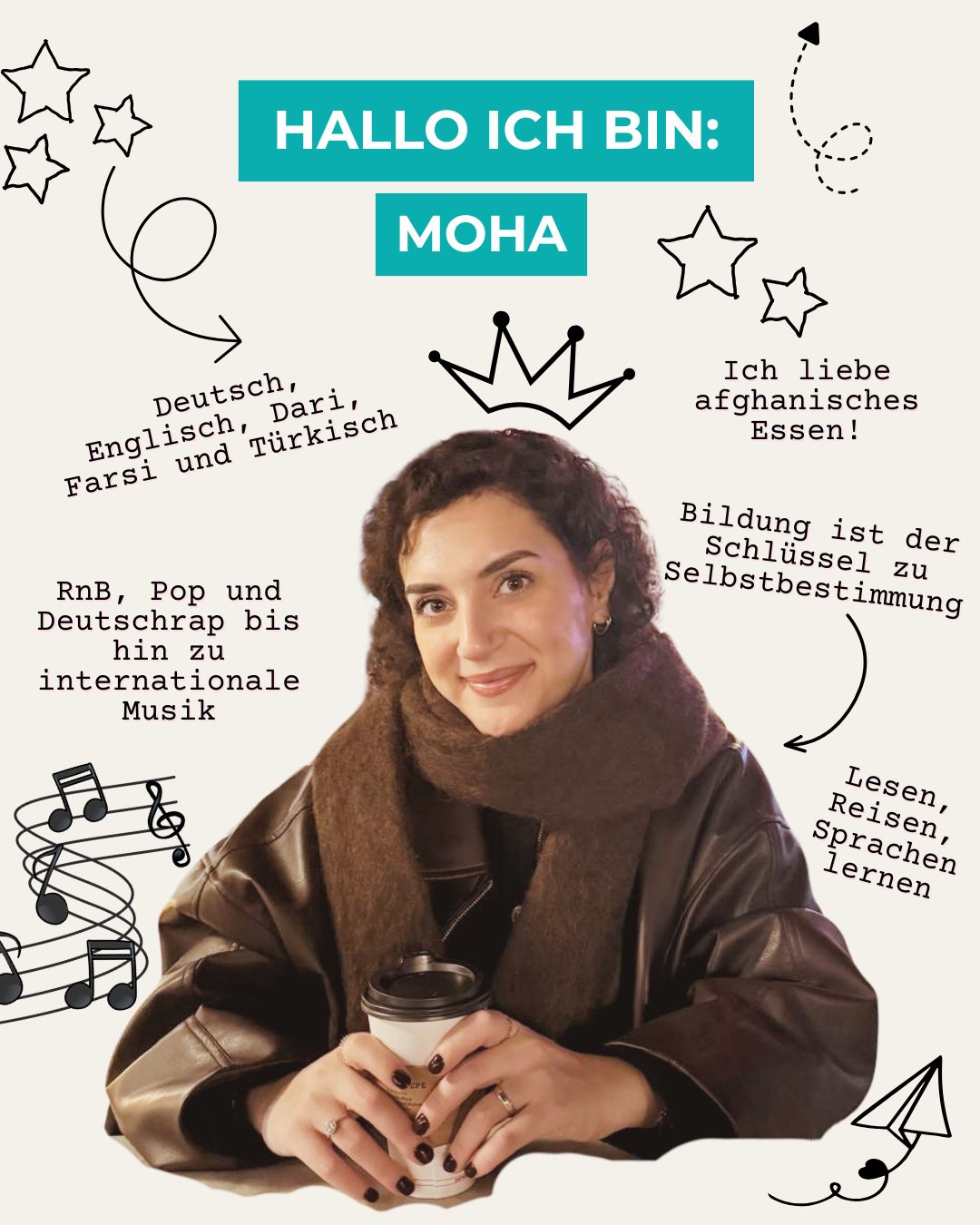 Heute stellen wir unsere liebe Moha vor 🌿

Als Projektleiterin bei BIN begleitet sie Menschen auf ihrem Bildungs- und Berufsweg, koordiniert Projekte und unterstützt insbesondere Frauen auf dem Weg zu mehr Selbstständigkeit und gesellschaftlicher Teilhabe.

Mit ihrer Mehrsprachigkeit und ihrem interkulturellen Hintergrund bringt sie wertvolle Perspektiven in ihre Arbeit ein.

#hamburg #frauenfürfrauen #weterbildung ##weiterbildung #migrationindeutschland